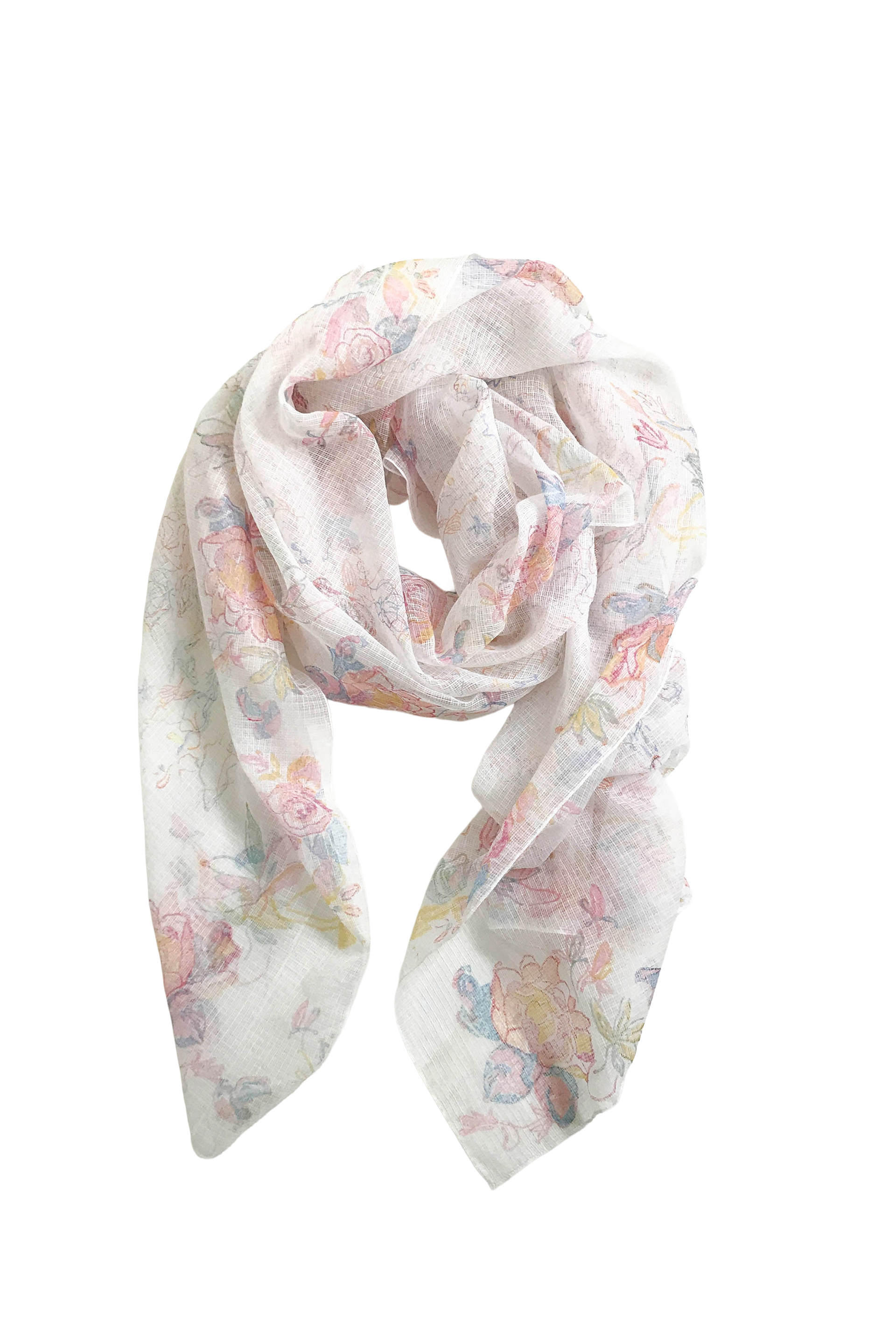 BLOCK-PRINTED COTTON STOLE