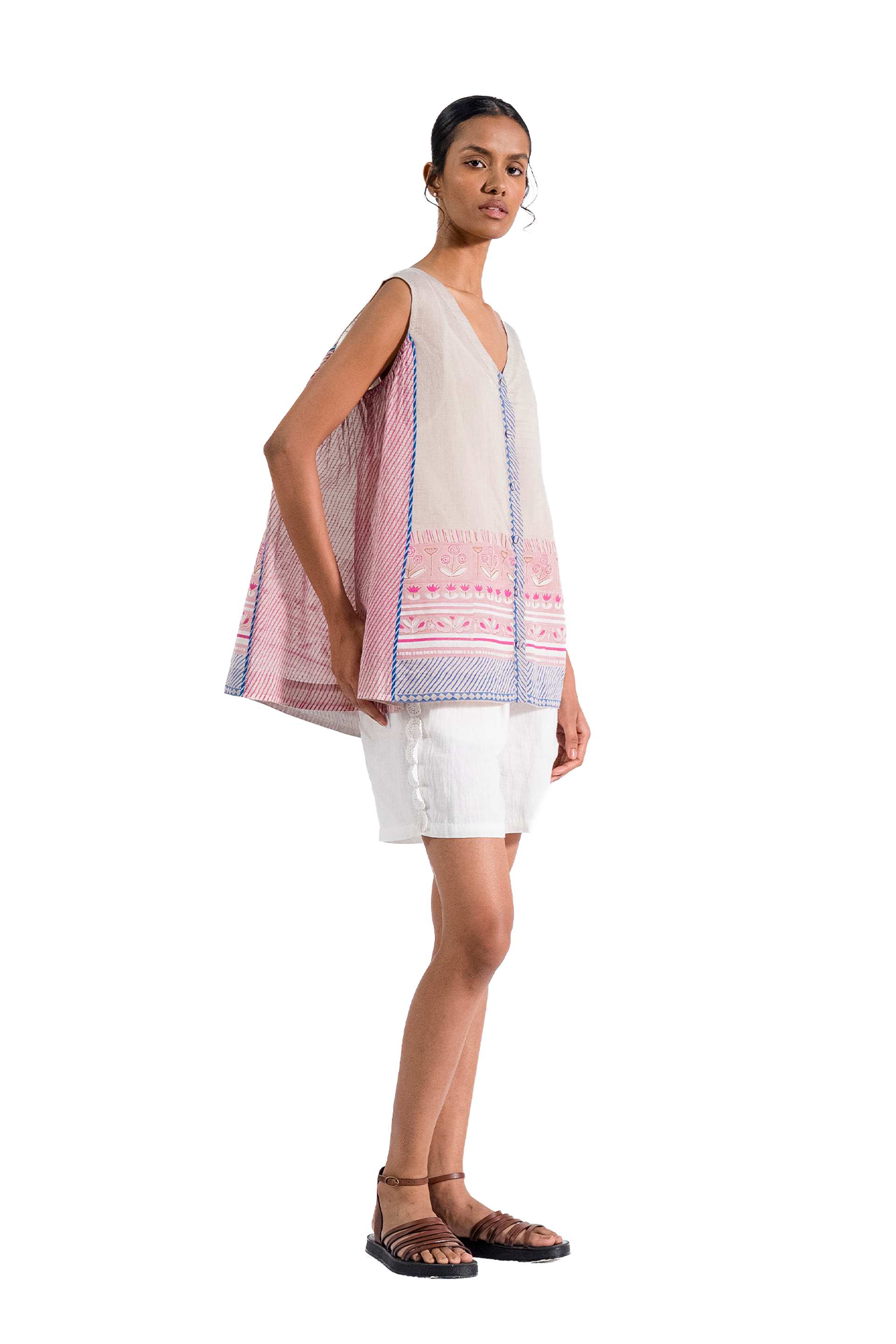 COSMOS SLEEVELESS TOP