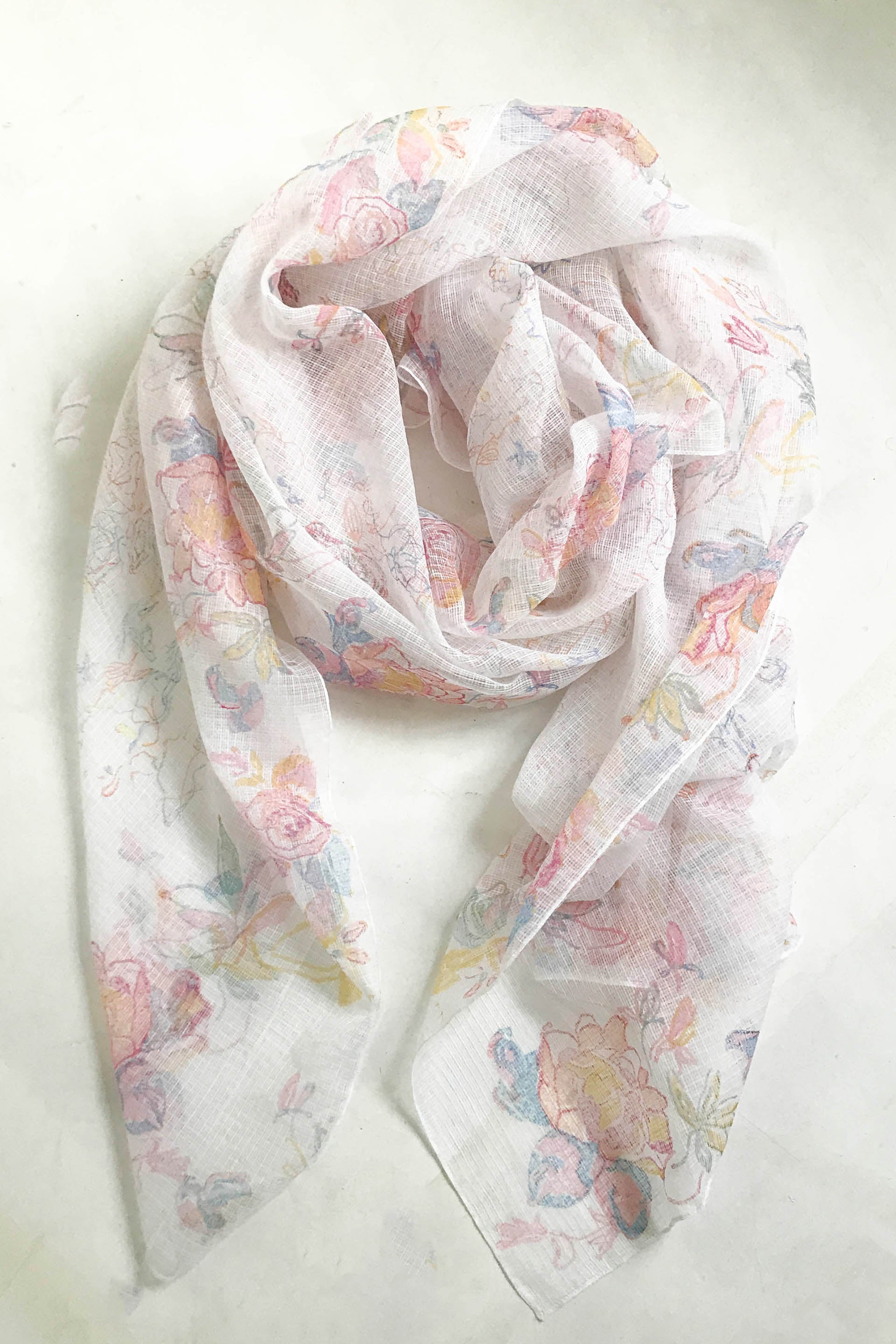 BLOCK-PRINTED COTTON STOLE