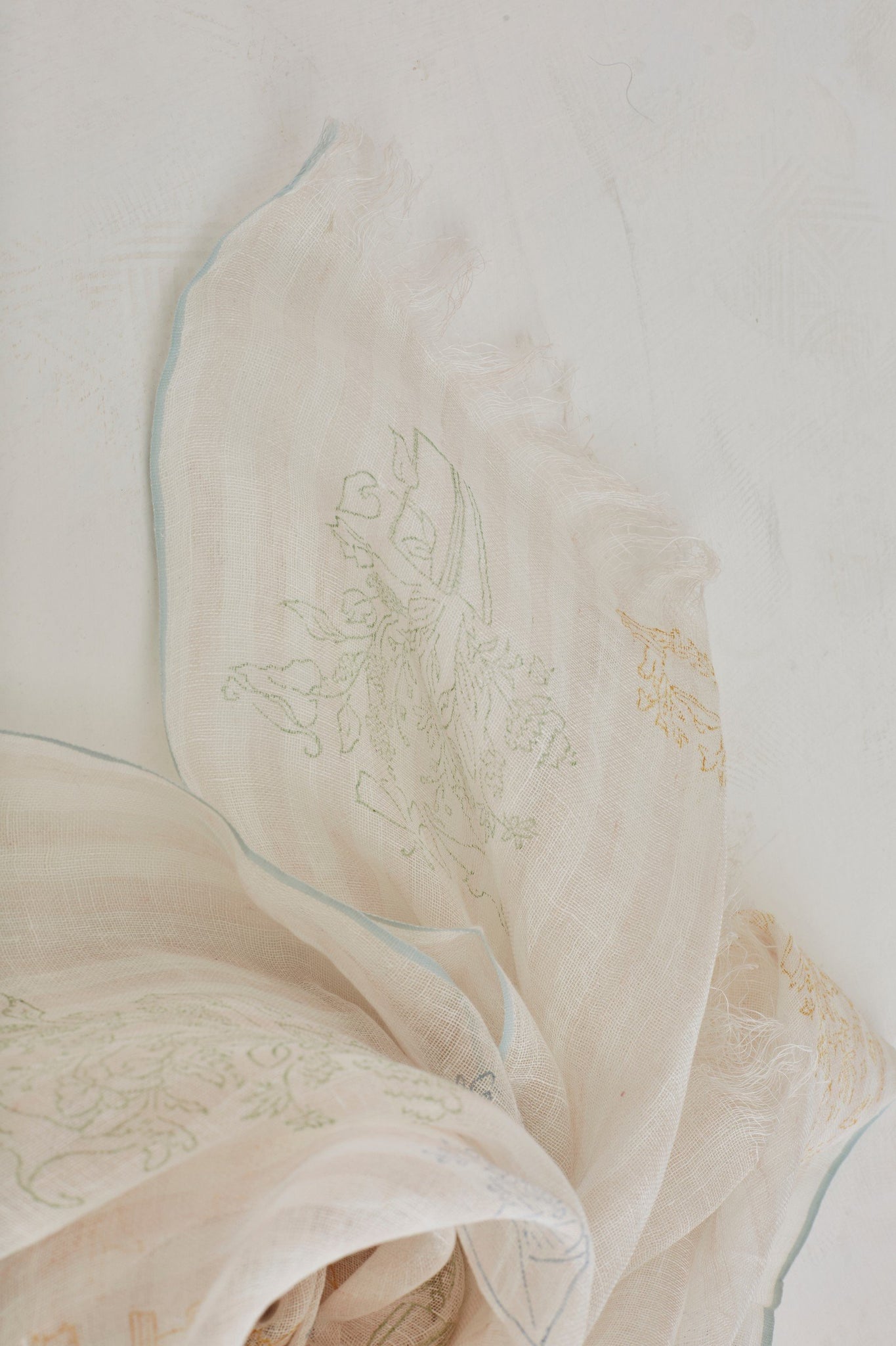 handwoven White stole