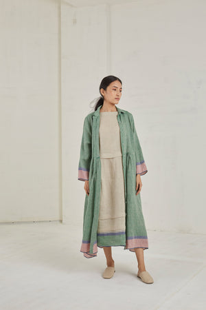 Front open, collared chaucer dress
