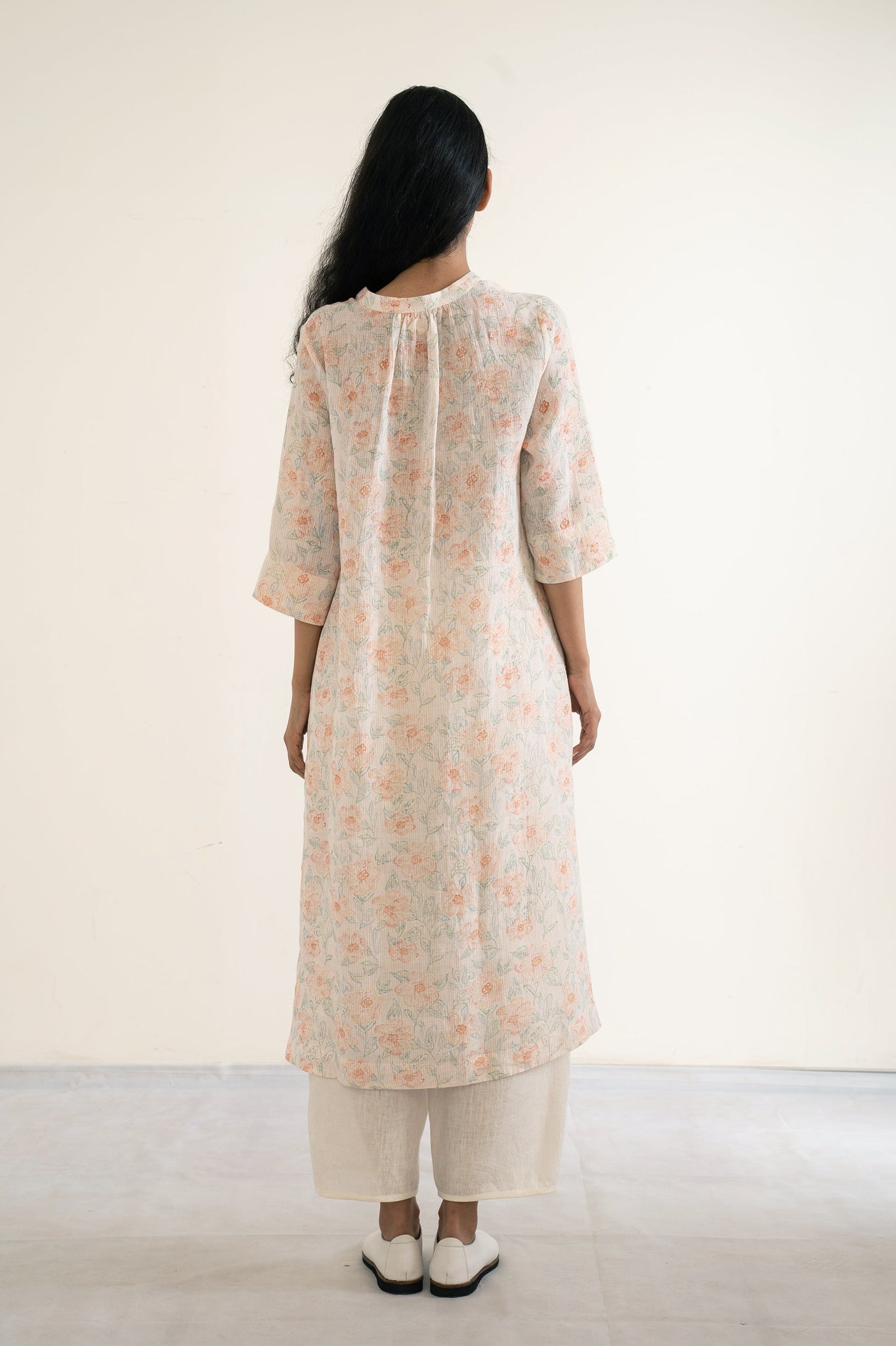 handwoven linen bergia Tunic dress