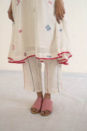 cotton jamdani A-line homer dress