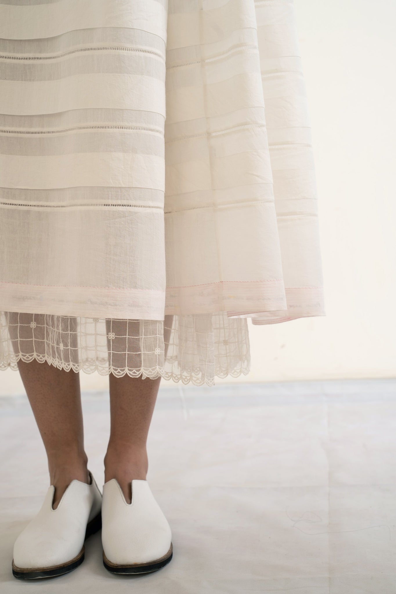 Buy Handwoven Linen Sleeveless Fyodor Dress Online In India – EKA ...
