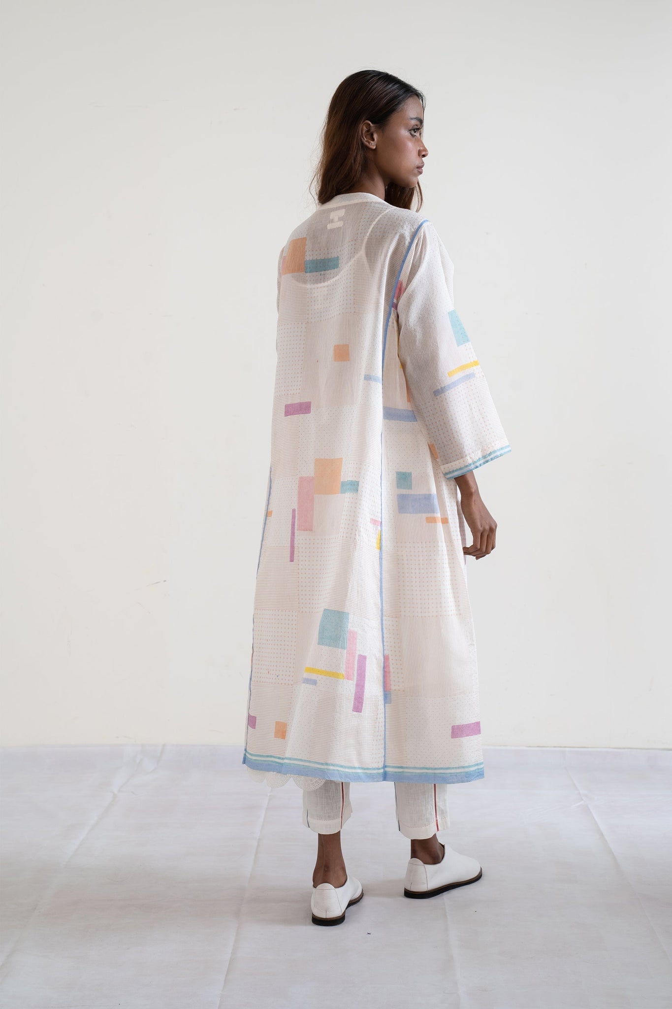 Handwoven Cotton Silk Orbit Dress