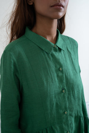 handwoven linen dew jacket