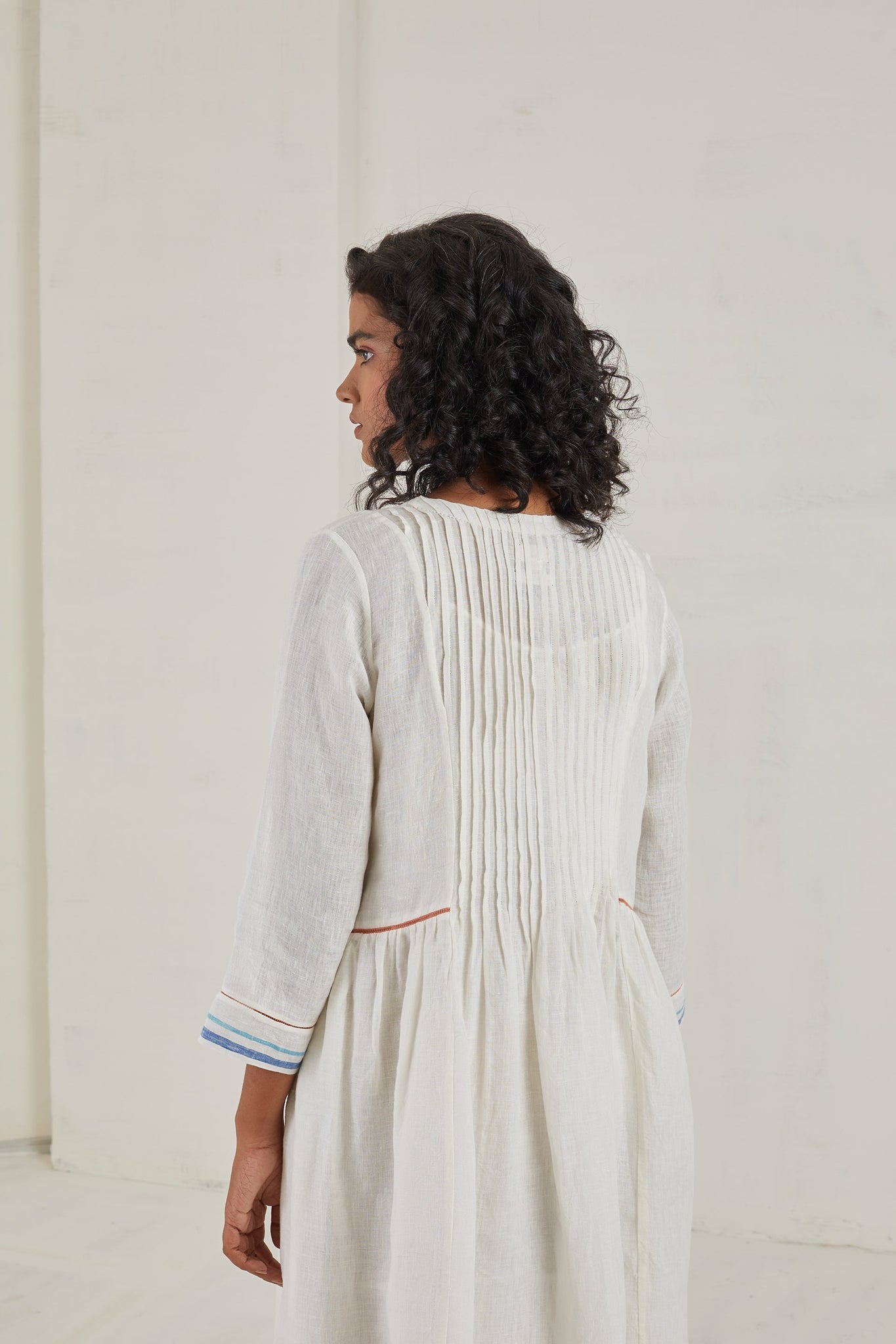 handwoven A-line Shelly dress